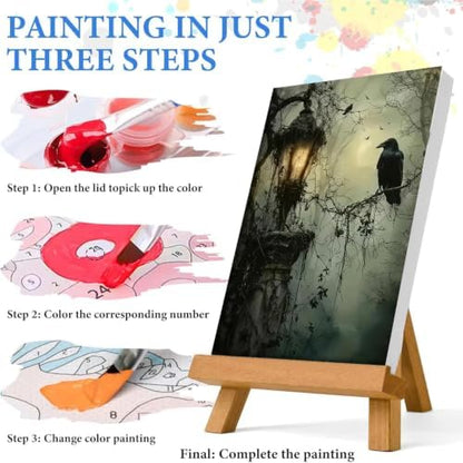 WUDWL Paint by Numbers Kit for Adults Beginner, with Framed - Image 6