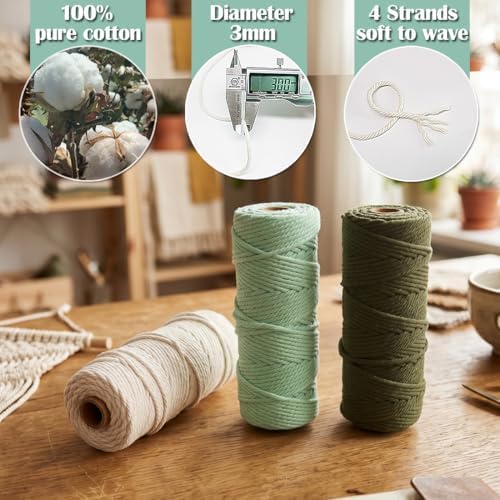 Ewparts Art Craft Macrame Kits for Adult Beginner with Instruction Book - Image 4