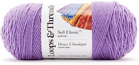 MICHAELS Bulk 12 Pack: Soft Classic™ Solid Yarn by Loops & Threads® - Image 4