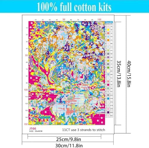 WUSARPLY Tree of Life Stamped Cross Stitch Kits for Beginners Adults - Image 6