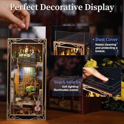 CCCDF Book Nook Kits for Adults, DIY Miniature House Kit - Image 3
