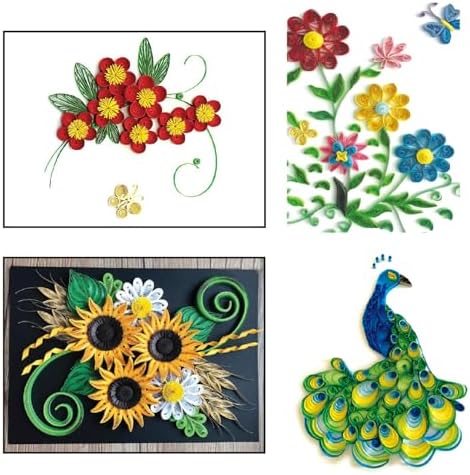Konsait 20 Pack Paper Quilling Accessories Kit - Quilling Supplies for Adults - DIY Drawing Handcraft - Image 3