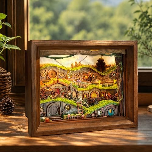 The Magic Ring Hamlet DIY Miniature House Shadow Box Kit - Image 4