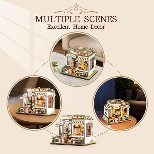 DIY Miniature House Kit- Miniature House Kit Adults Pet Shop - Image 4