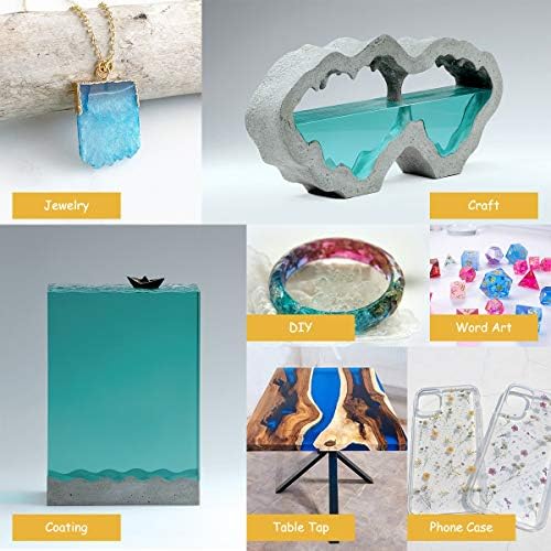 Epoxy Resin Kit, Crystal Clear, Self-Leveling, Easy 1:1 Mix (17oz) - Image 6