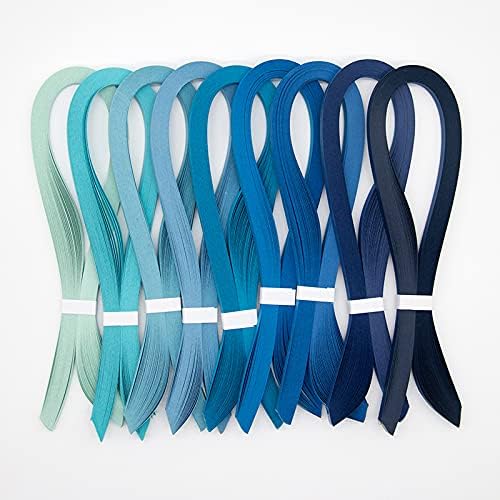 ODETOJOY Blue Quilling Paper Strips 10mm Single Color Quilling Strips 3/8inch Paper Filigree - Image 5