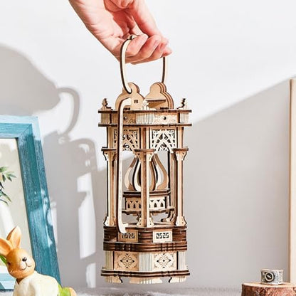 3D Wooden Puzzle for Adults, DIY Lantern Model Kit - Image 5