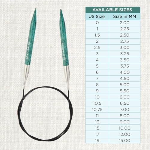 KnitPro Dreamz Fixed Circular Needles 40" (100cm) | US Size 15 (10mm) - Image 4