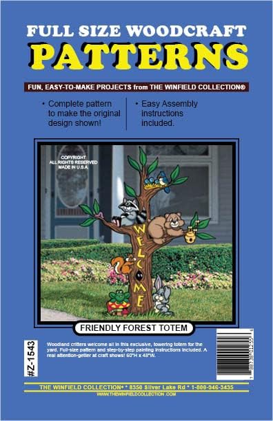 Friendly Forest Totem Woodworking Project Plan by Unknown