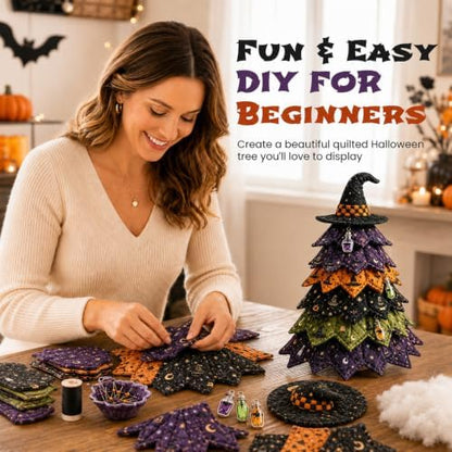 Daily Partner DIY Halloween Quilted Fabric Tree Kit - Image 6