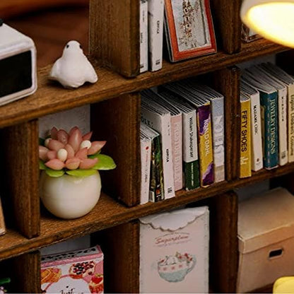 CUTEROOM DIY Doll Room Miniature Furniture Wooden House Kit-Leisure Moment - Image 6