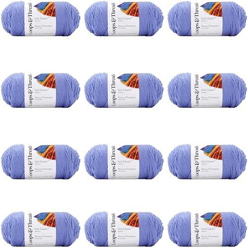 MICHAELS Bulk 12 Pack: Soft Classic™ Solid Yarn by Loops & Threads® - Image 7