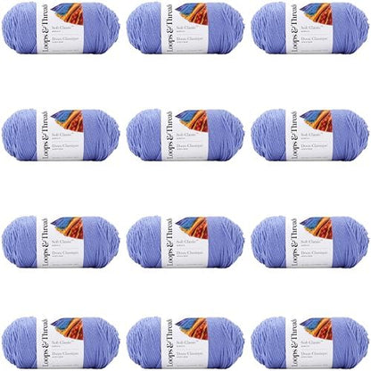 MICHAELS Bulk 12 Pack: Soft Classic™ Solid Yarn by Loops & Threads® - Image 7