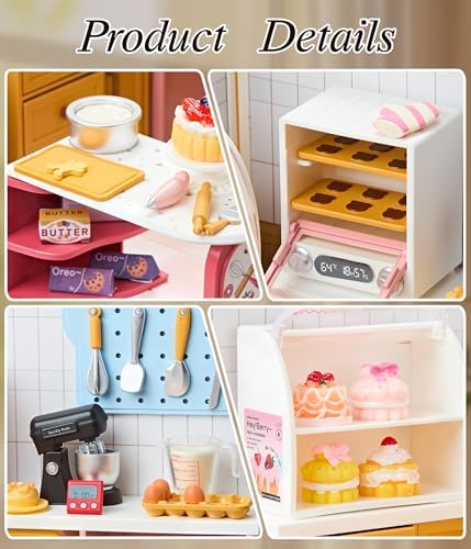 Cozy Bakery Shop Miniature House Kit with LED Light - Image 3