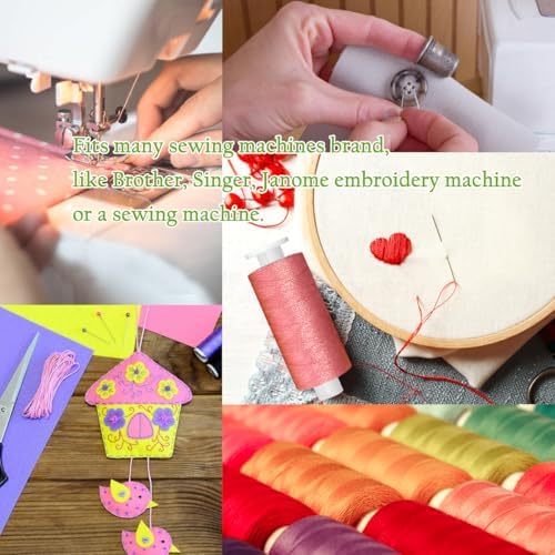 40PCS Big Eye Steel Sewing Tool Set, Needle and Thread Kit, Threader and Needle Repair Kit Stainless Steel Needles for Hand Sewing - Image 7