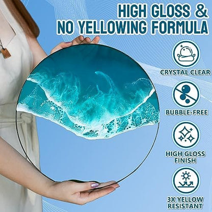 JDiction Epoxy Resin Starter Kit for Jewelry Making and Art Craft - Image 2