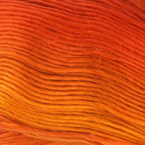 Loops & Threads Facets Yarn - Yarn for Knitting, Crochet, Weaving, and Arts & Crafts - Flame, Acrylic, 3.5 oz - Image 2