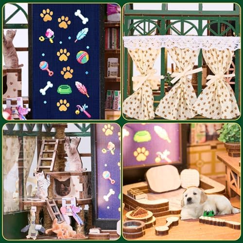 TOYQI Mini House Kit, DIY Miniature Dollhouse Book Nook Kits for Adult - Image 3
