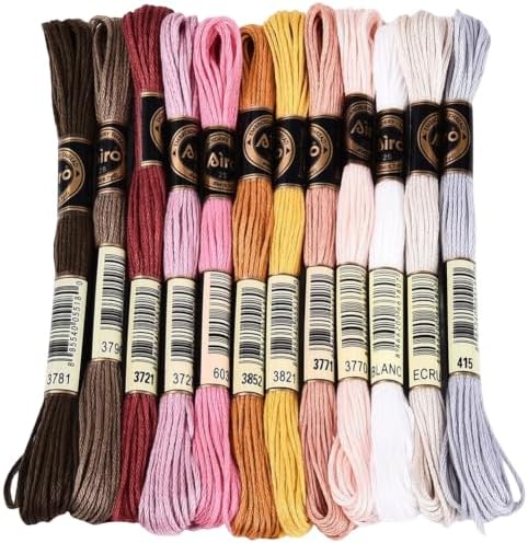 105 Yards Embroidery Variegated Floss for Hand Sewing Making by CABODYALS
