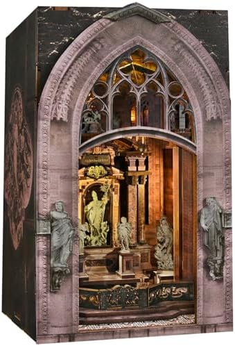 MiniCity Duomo di Milano Book Nook Kit, Architectural Miniature with LED by MiniCity