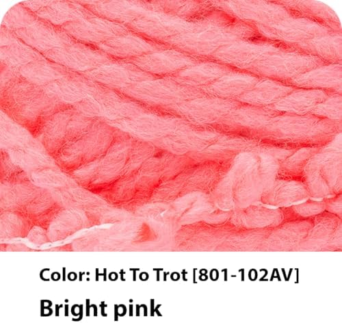 Lion Brand Yarn, InstaKnit Beginner Yarn, Hot to Trot, Pink, 3 Pack - Image 2