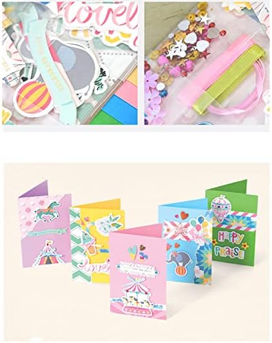 Gigicloud Paper Card Making Kits Colorful Handmade Greeting Card Kits DIY Making Material Set for Birthday Invitation, Thanksgiving, Christmas,Holiday,Baby Shower - Image 4