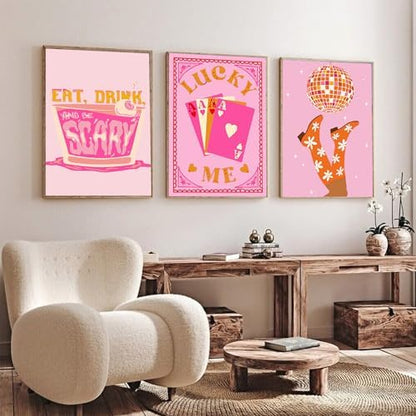cupmod 6 Packs Vintage Paint by Numbers Kit for Adults,DIY Acrylic Watercolor Oil Painting by Number On Canvas Without Frame,Retro Funny Drinks Paint by Numbers Kit for Home Wall Decor 8x12inch - Image 5