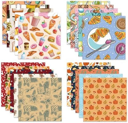 Origami Paper 100 Sheets, 6-Inch Square Double Sided Colored Craft Paper - Image 2