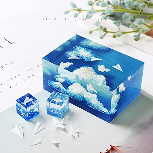 Woohome 14 PCS Resin Casting Molds Fillers 3D Astronaut Paper Airplane Embellishment Resin Supplies Kit Resin Fillers Epoxy Mould Filling Material for Art Resin Crafts DIY - Image 3
