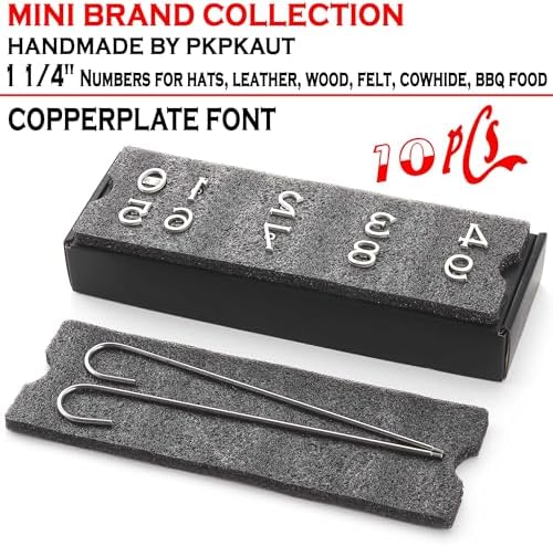 10Pcs 1 1/4" Custom Branding Iron for Wood, Leather Branding Stamp - Image 2