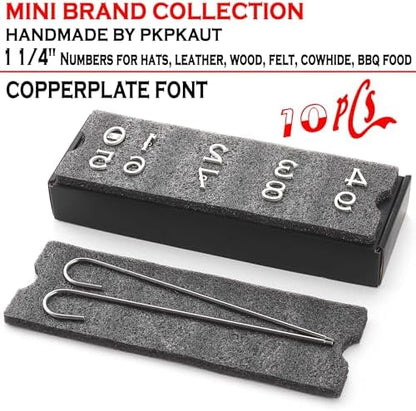 10Pcs 1 1/4" Custom Branding Iron for Wood, Leather Branding Stamp - Image 2