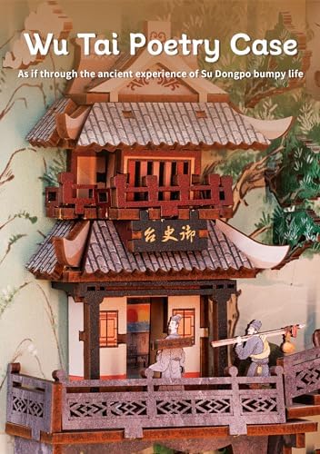 Fsolis Book Nook Kit, DIY Miniature House Kit 3D Wooden Puzzles Craft Kit for Adults Bookshelf Nook Decor Decorative Bookend for Women Teenagers and Book Lovers (Su Dongpo) - Image 6