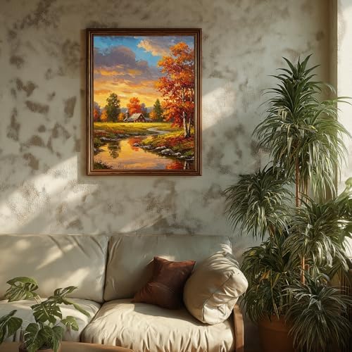 Paint by Numbers Kit for Adults Landscape, Adult Paint by Number 16x20 Inch - Image 3