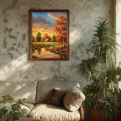 Paint by Numbers Kit for Adults Landscape, Adult Paint by Number 16x20 Inch - Image 3