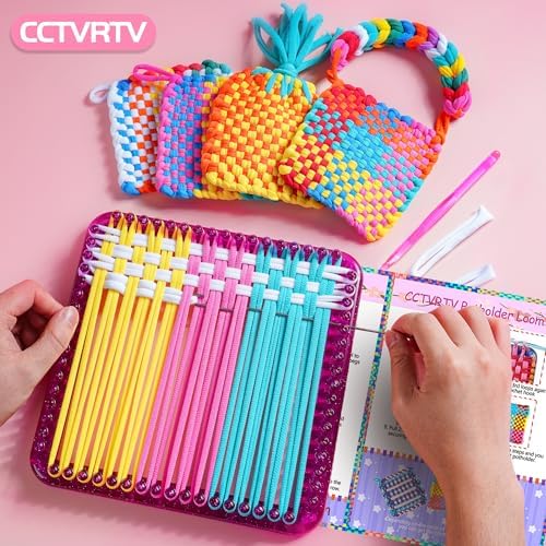 CCTVRTV Weaving Loom Kit Toys for Kids and Adults, DIY Arts and Crafts - Image 3