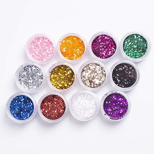 Clear UV Resin Odor Free 500g + 4 Silicone Molds for Earrings Pendants Necklaces DIY + 12 Glitter Powder Holo Sequins 12 Glassine, Resin Crafting Jewelry Making Kit - Image 2