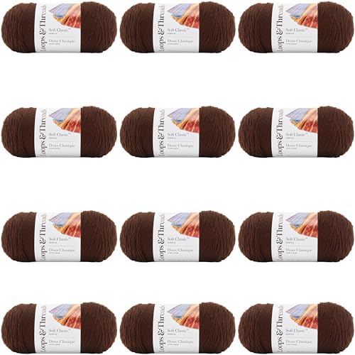 MICHAELS Bulk 12 Pack: Soft Classic™ Solid Yarn by Loops & Threads® - Image 6