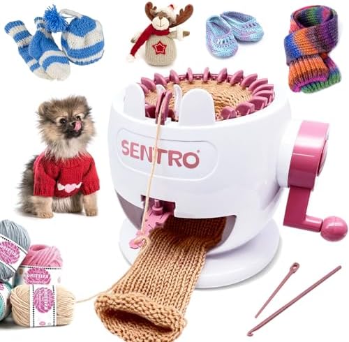 SENTRO Knitting Machine 22 Needles,Smart Circular Crochet Machine by SENTRO%C2%AE