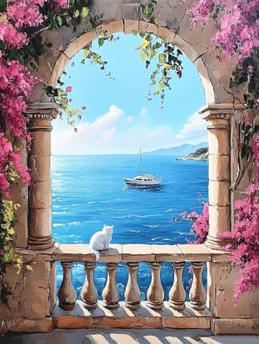 ZRIZQ Landscape Paint by Numbers Kits for Adults Beginner,Scenery,16x20 by ZRIZQ