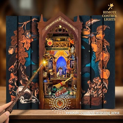 Book Nook Kit DIY Miniature House 3D Wooden Puzzle - Magic Academy - Image 2