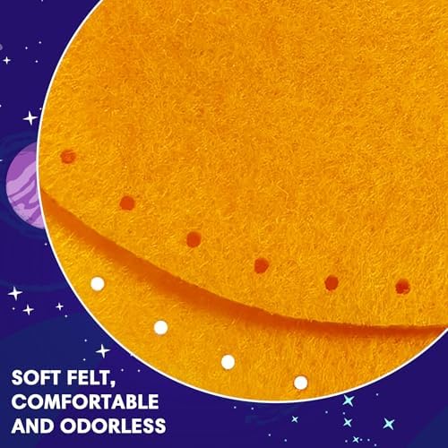 Flying Childhood Solar System Sewing Kit for Kids - Beginner Felt Craft Kits - Montessori Toys Gifts for Girls Boys 6 7 8 9 Toddler DIY Projects Classroom Must Haves - Image 3