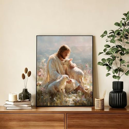 AUKELHJ Paint by Numbers Kit for Adults Beginner, Jesus, 16X20 Inch - Image 2