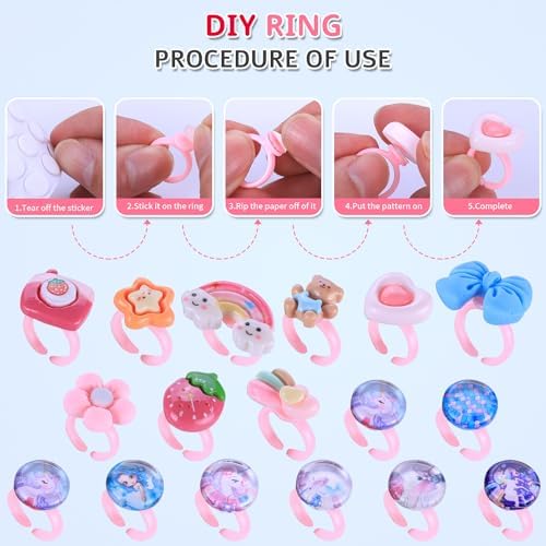 AIPRIDY 3200 Pieces Girls Toys Bracelet Making Kit, Unicorn/Mermaid Clay Beads Jewelry Activity Kit, DIY Crafts Birthday Christmas Gifts for Girls Ages 5 6 7 8 9 10 11 12 Years Old (Light Pink) - Image 3