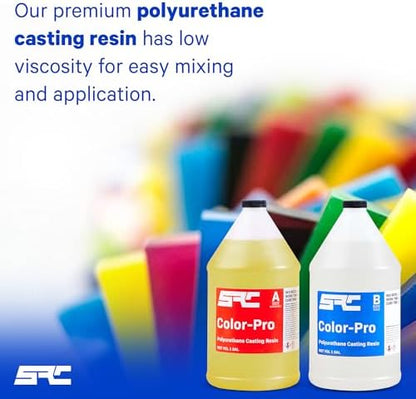 SRC Color-Pro 2 Gallon, Semi-Clear Polyurethane Casting Resin - Image 4
