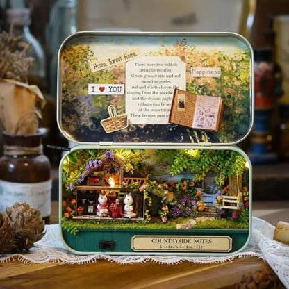 Wizardi Mini House Building Kit - Countryside Notes DIY Miniature Kit - Image 2