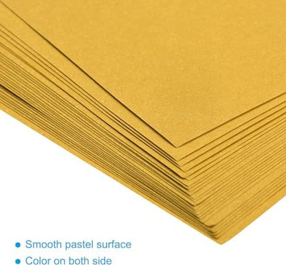 MECCANIXITY 200 Sheets 6x6 Inch(15x15cm) Origami Paper Double Sided Golden Yellow Square Sheet for Art Craft Project, Beginners, Gifts Decor - Image 4