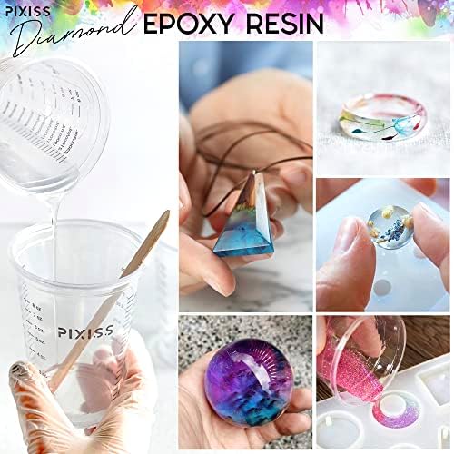 Pixiss Epoxy Resin for Molding and Casting (Crystal Clear, 8 oz) - Image 3