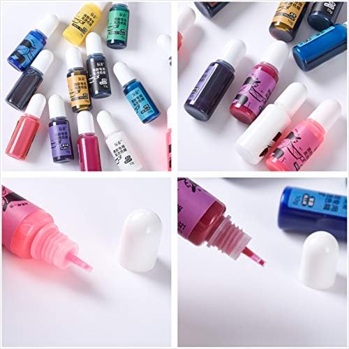 VidaRosa UV Resin, Odorless, 500g, Clear Hard, Non-toxic for Jewelry Making, 15 Colors, Compact Foldable Mini UV Lamp 6W - Image 3