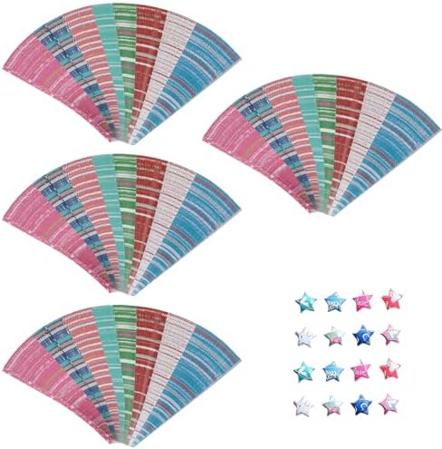 2160pcs Heart Patterns Origami Star Papers Strips by Unknown