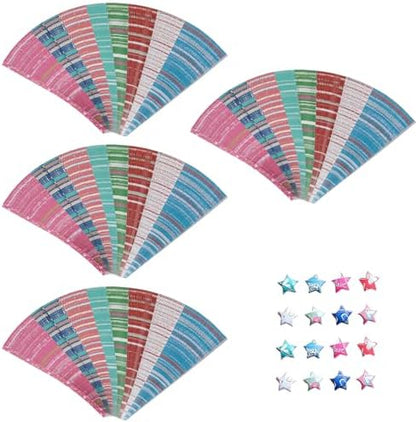 2160pcs Heart Patterns Origami Star Papers Strips by Unknown